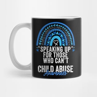 Child Abuse Prevention Awareness Month Blue Ribbon gift idea Mug